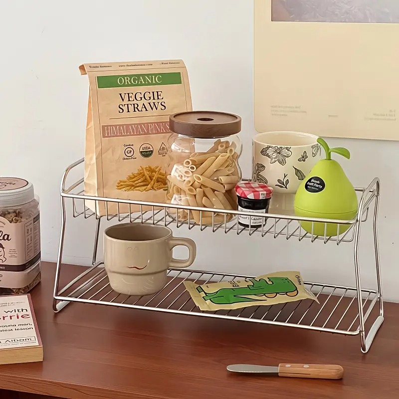 Sports Equipment Storage Rack - 2 Katlı Tezgah Üstü Depolama Rafı