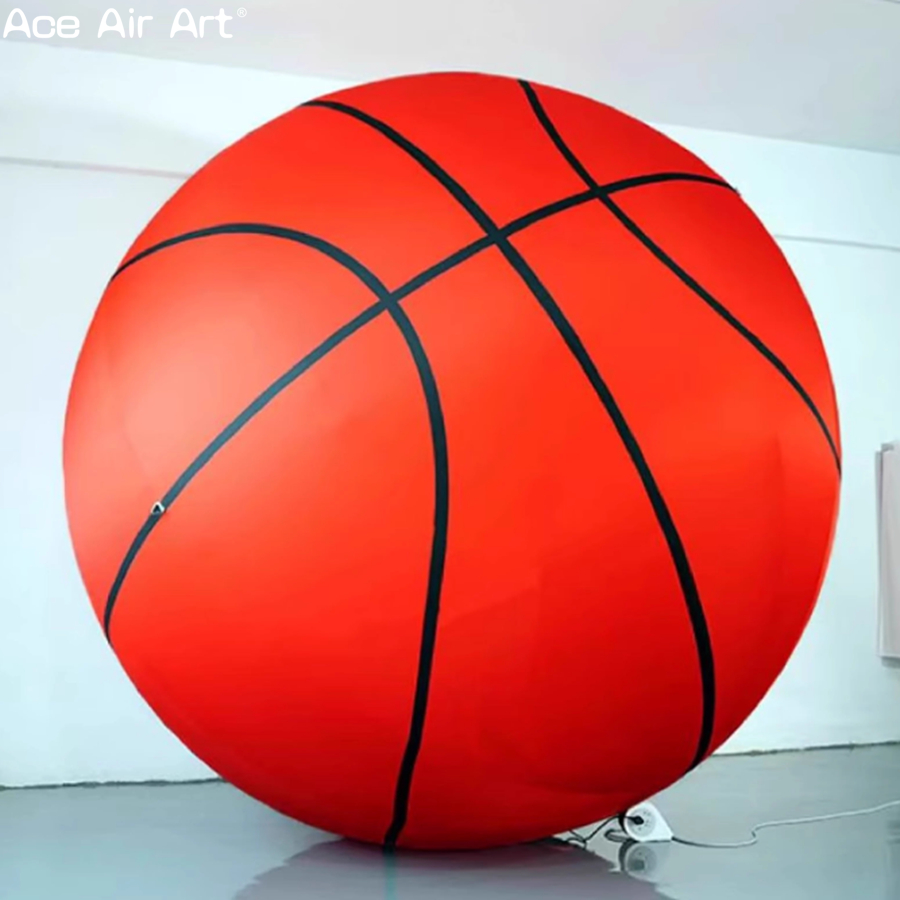 Sports Equipment In Chinese - 3m Çaplı Dev Şişme Basketbol Topu,