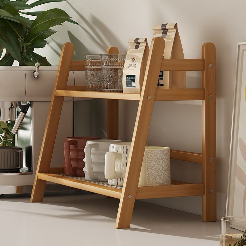 2 Katlı Baharatlık Rafı Bambu  - Sports Equipment Storage Rack incelemesi ve fiyatı