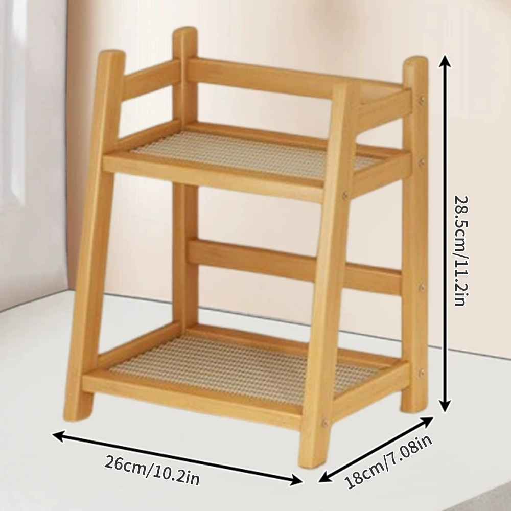 2 Katlı Baharatlık Rafı Bambu  - Sports Equipment Storage Rack incelemesi ve fiyatı